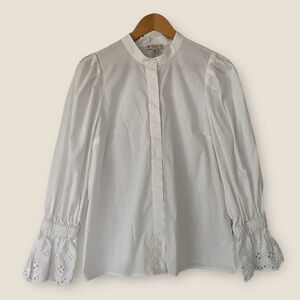 Eliane Rose White Cotton Blouse